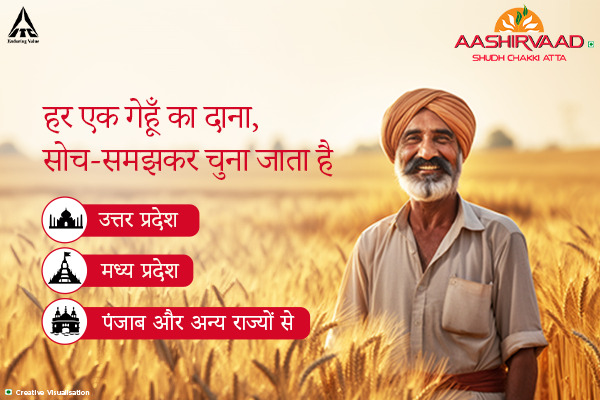 हम अपना गेहूँ 15,000+ चुनिंदा किसानों से लेते हैं